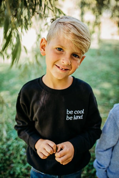 Be Cool Be Kind YOUTH Crewneck - Cal and Chlo Co, youth clothing