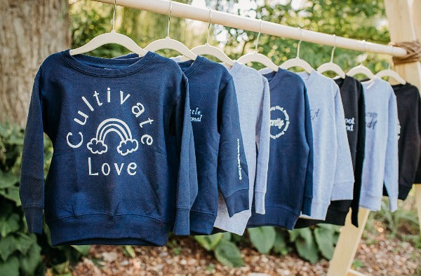 Cultivate Love Toddler Crewneck Sweater - Cal and Chlo Co