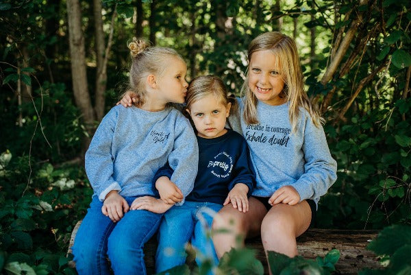 Heart of Gold Toddler Crewneck Sweater - Cal and Chlo Co, toddler girl clothes, toddler boy clothes, gender neutral clothing, words of affirmation