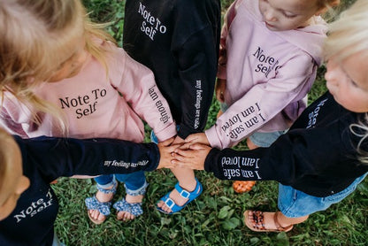 Note to self Toddler Hoodie Sweater - Cal and Chlo Co