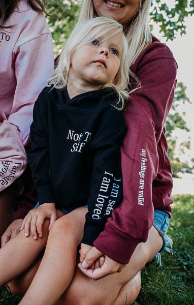 Note to self Toddler Hoodie Sweater - Cal and Chlo Co