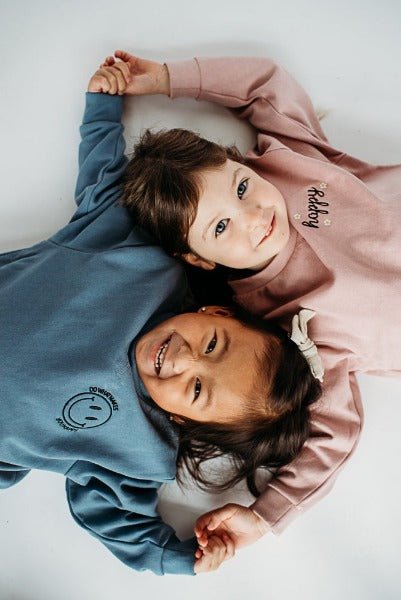Smiley Face Crewneck Sweater Baby & Toddlers - Cal and Chlo Co